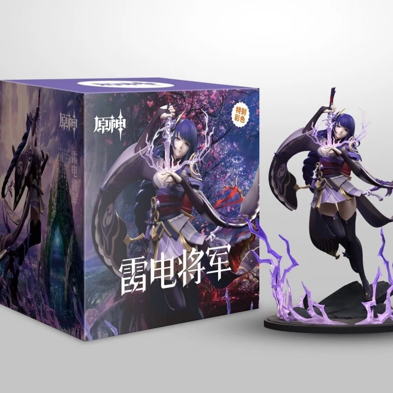 

28 см Yuan Shen Inamita Thunder General Thunder Silence Фигурка Тора Игра Второй Размерная Модель Орнамент Подарочная Периферия