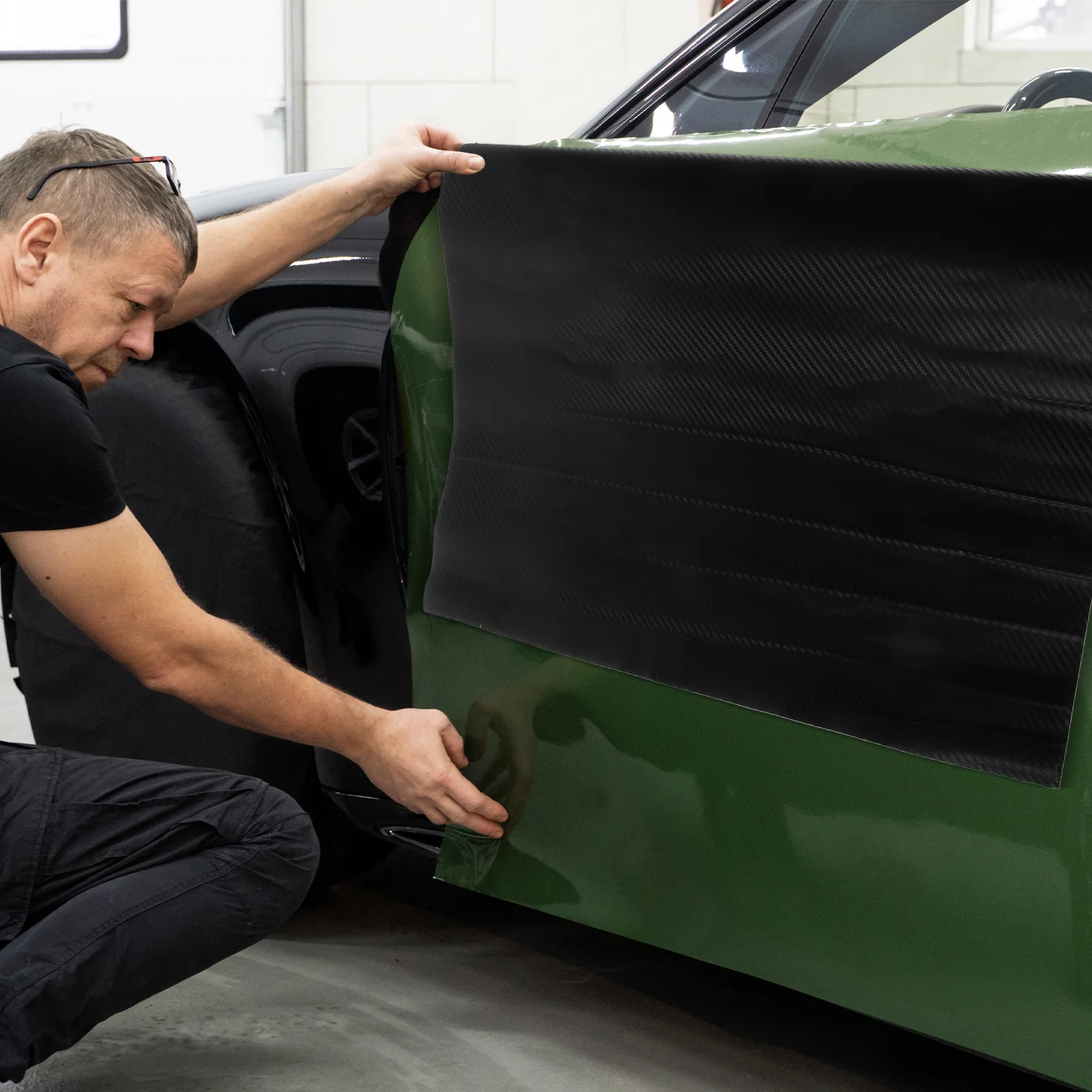 

Cars Carbon Fiber Accessories Tape for Automotive Vinyl Wrap Decals Wraps Sticker Black