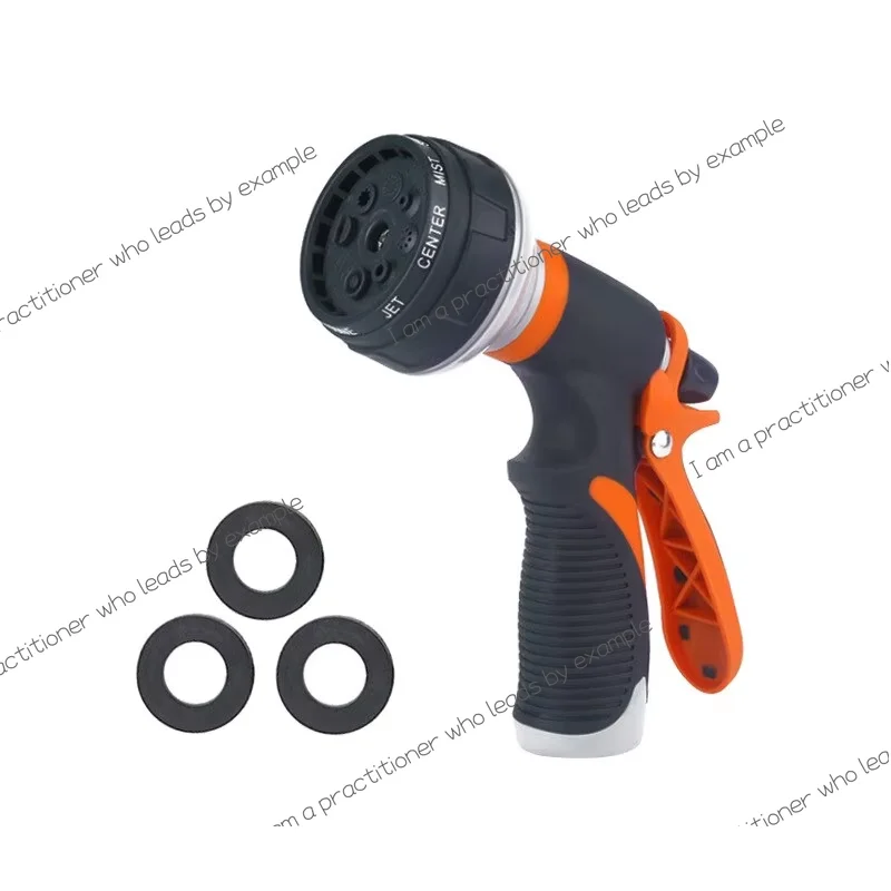 8 Pattern Garden Water Gun Hose Nozzle Mutifunctional Household Car Washing Yard Water Sprayer Pipe Tube Nozzle Sprinkle Tools