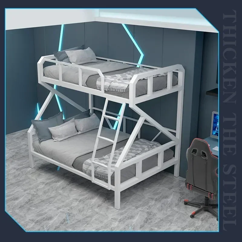 TAO E-Sports Bunk Iron Bed Height-Adjustable Bed Qinglv Dormitory Child and Mother Dormitory Iron Bed