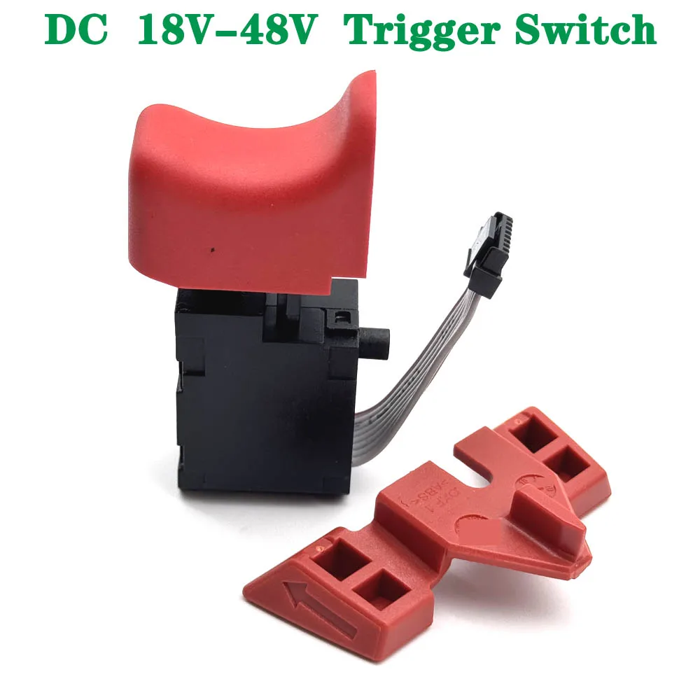 

Cordless Drill Speed Control Trigger Switch Original GSR DC 48V Lithium Battery Drill Speed Control Trigger Start Stop Switch