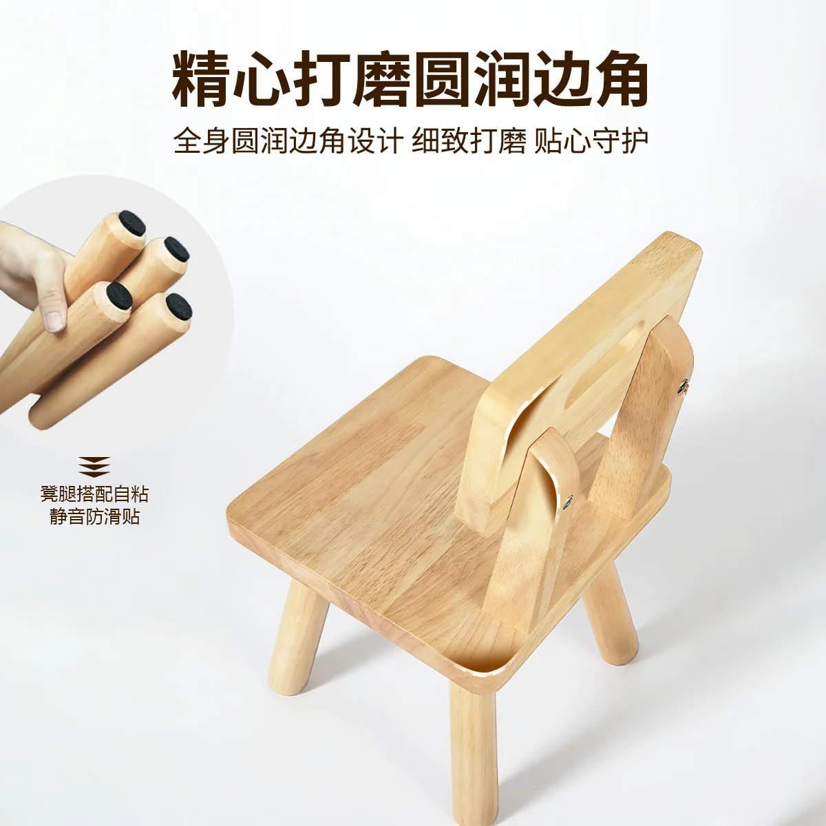 

Трансграничные прямые поставки: детский табурет-трансформер из каучукового дерева в форме робота, с откидной спинкой, прочный, для переобувания