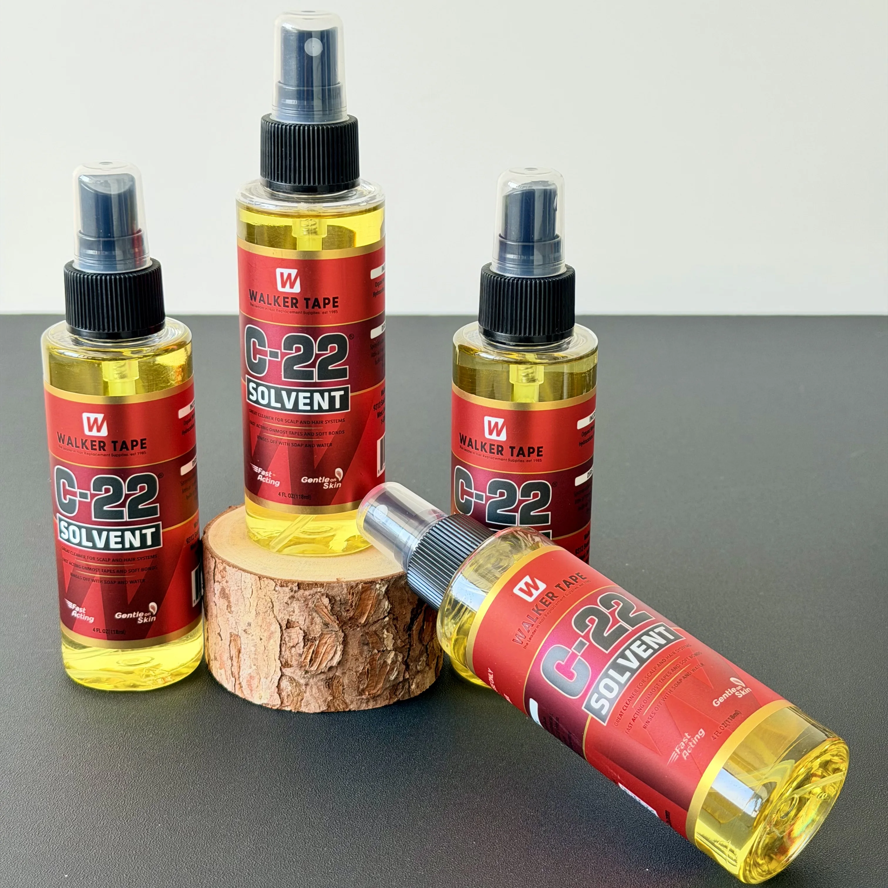 

Walker Tape C-22 Solvent 4oz Glue Remover for Lace Wig Toupee Hair System Adhesive Tape Cleaner Spray