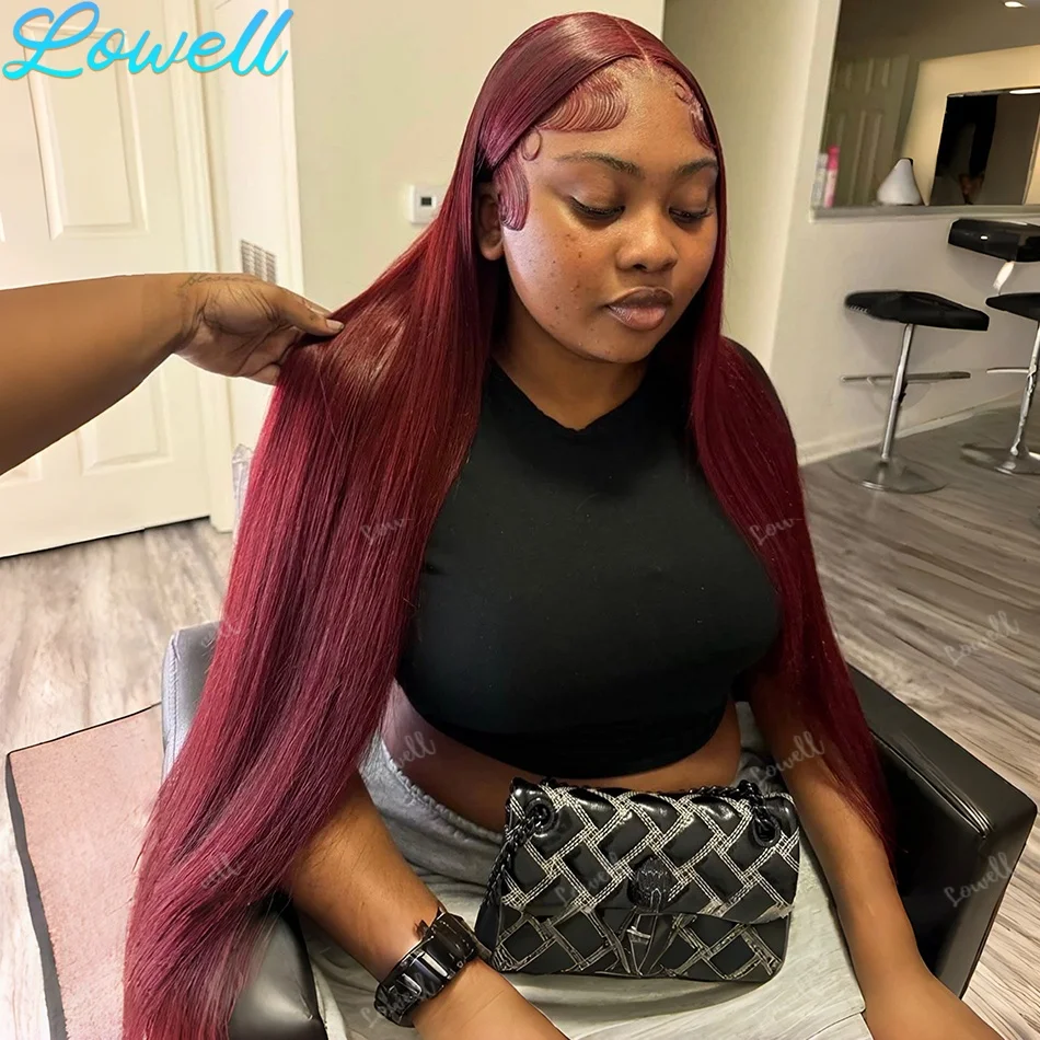 

99J Прямые парики из натуральных волос Бордовый 13x6 hd Парик из натуральных волос на шнуровке 13x4 hd Парики из натуральных волос на шнуровке красные Remy для женщин