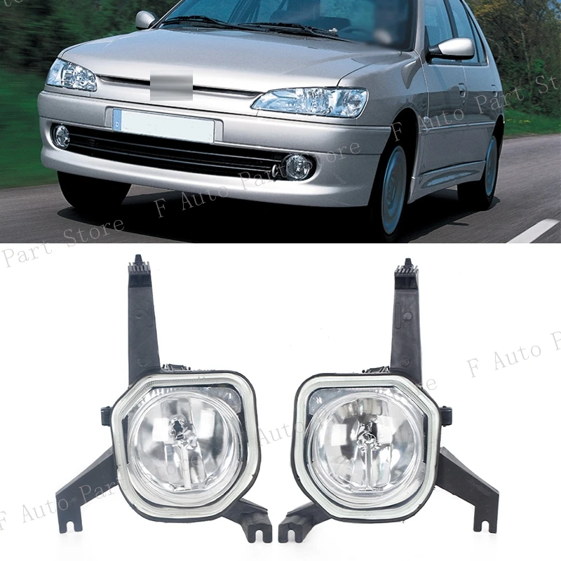 

Foglight Foglamp For Peugeot 306 1999 2000 2001 2002 Car Front Bumper Fog Light Lamp Without Bulb 03050-54011 03050-54012