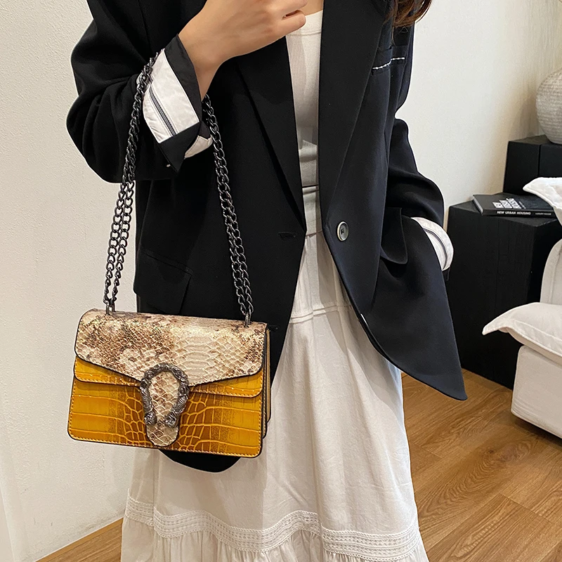 

Стильная женская кожаная сумка через плечо, классический элегантный дизайн, известный дизайнер, роскошный бренд для женских сумок