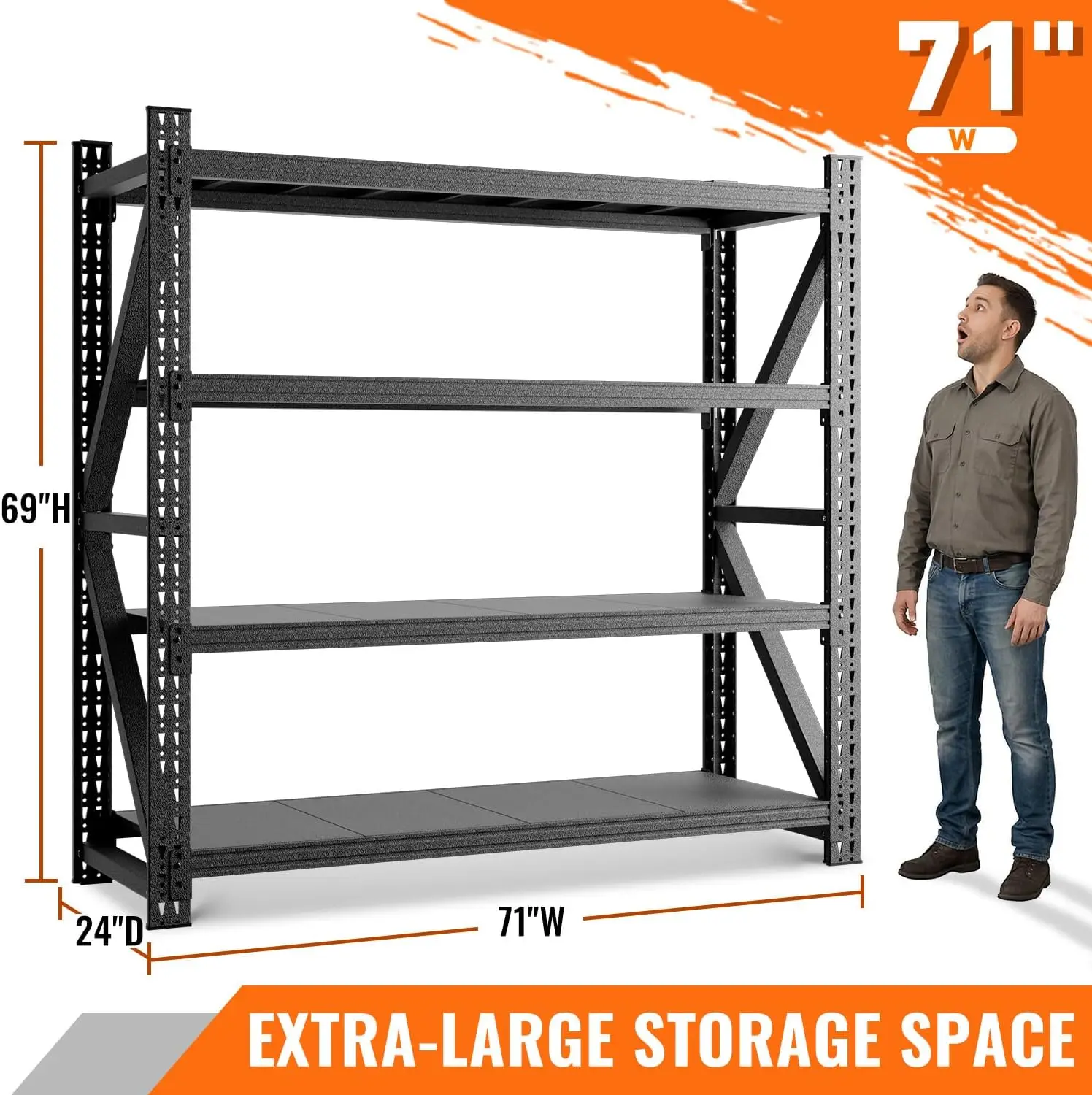 ^5000LBS Garage Shelving, 71