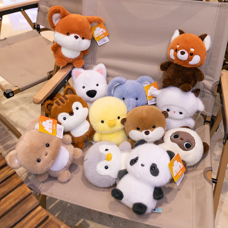 

New Kawaii Soft Animal Series Plush Doll Pillow Elephant Pig Dog Sheep Mouse Monkey Cute Plush Toy Gift for Boys and Girls