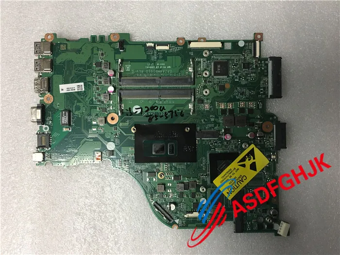 Original FOR Acer Aspire E5-575 LAPTOP Motherboard WITH I5 CPU DAZAAMB16E0 NBGD411001  free shipping