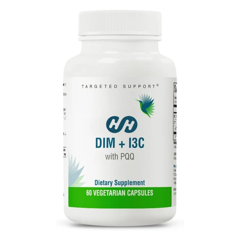 

Supports Healthy Liver Metabolism of Estrogen Formula Containing DIM and 3C,supports Healthy Cellular Response with 60 Capsules