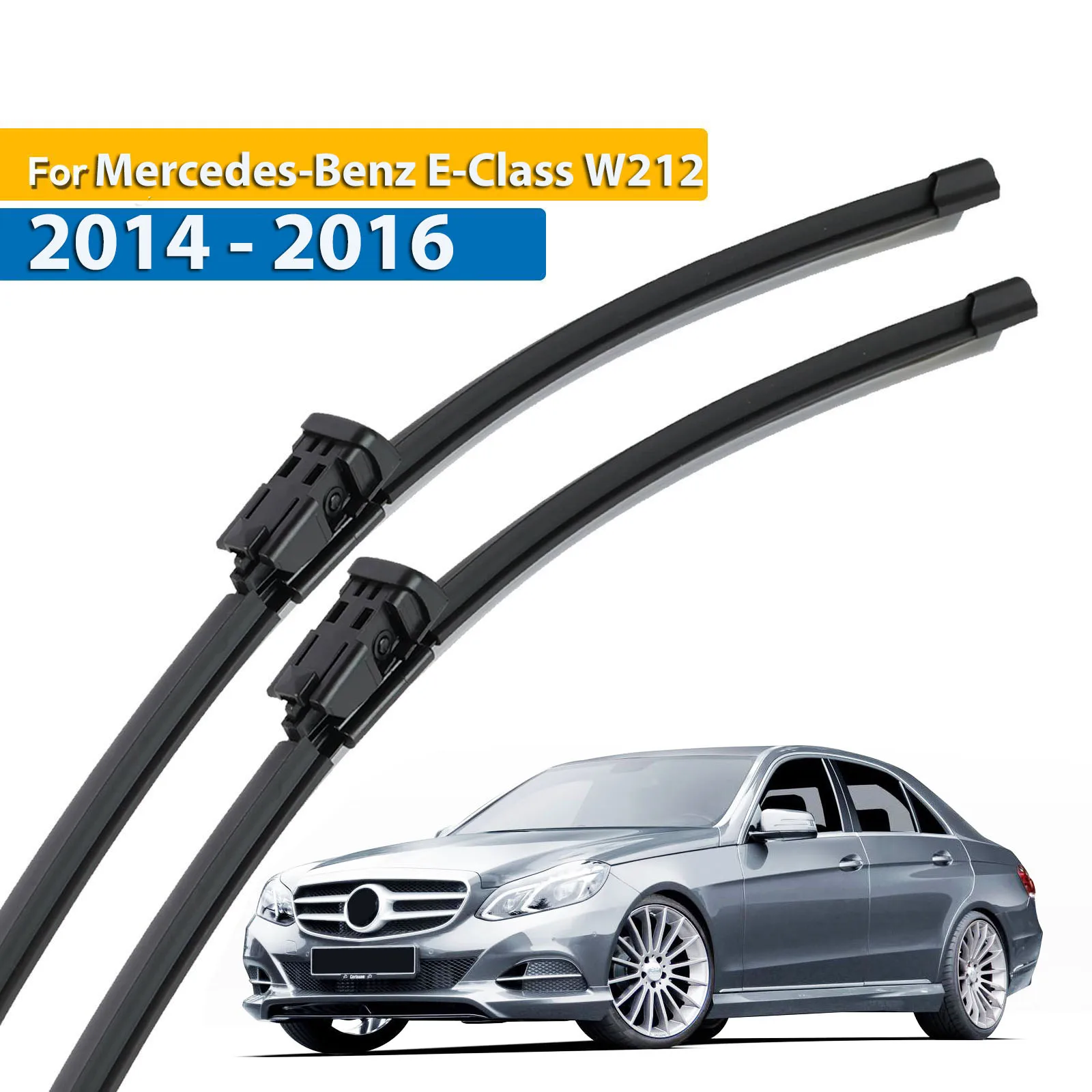 

Erick's Wiper Front Wiper Blades For Mercedes-Benz E-Class W212 2014 - 2016 Windshield Windscreen Window Car Rain Brushes