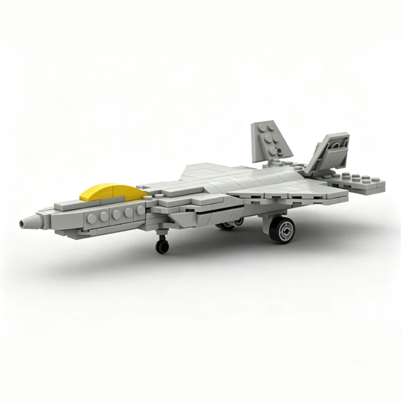 F-22 Raptor Modern Military Fighter Jets Model MOC Building Bricks War Equipment Modular Technology Gifts Holiday Children Toys