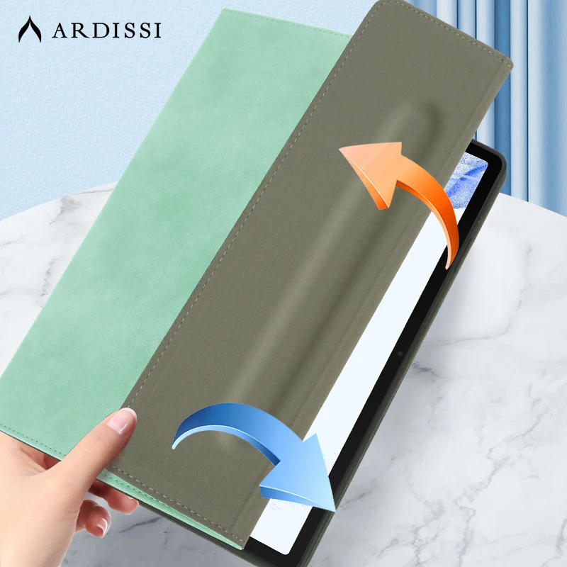 Ardisi Tablet Stand Case für Samsung Galaxy Tab S9 plus Tap S8 S7 Fe S6 Lite Funda Schutz Folio Flip Book Cover Pu Leder