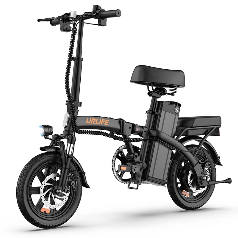 URLIFE F1L High-End-Elektrofahrrad für Erwachsene, urban und geländegängig, 250W Motor, 48V 7,5AH, 14-Zoll-Reifen, All-Terrain-Elektrofahrrad – Detail 15