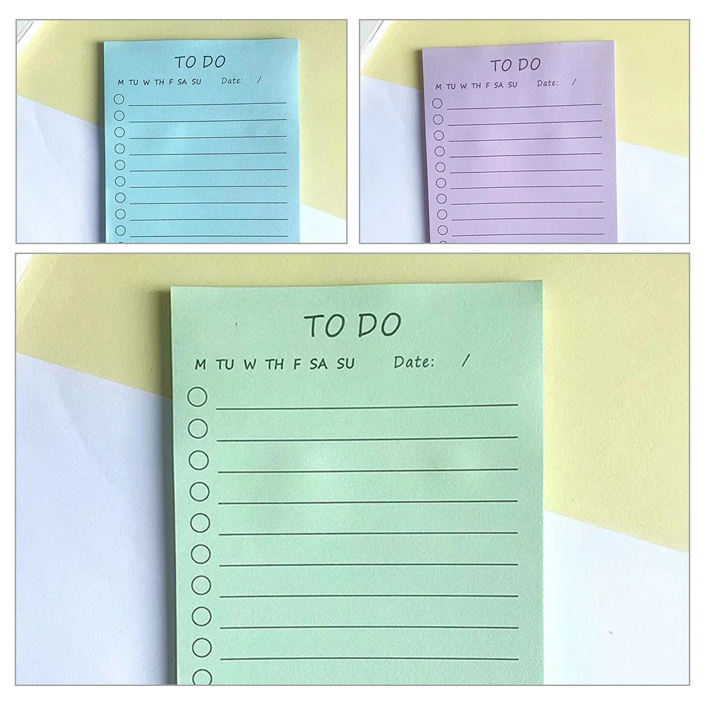 

6 Pcs Notes Tabs Notepad Self Stick Memo Pads Sticker Page Markers Sticky Stickers Self-adhesive