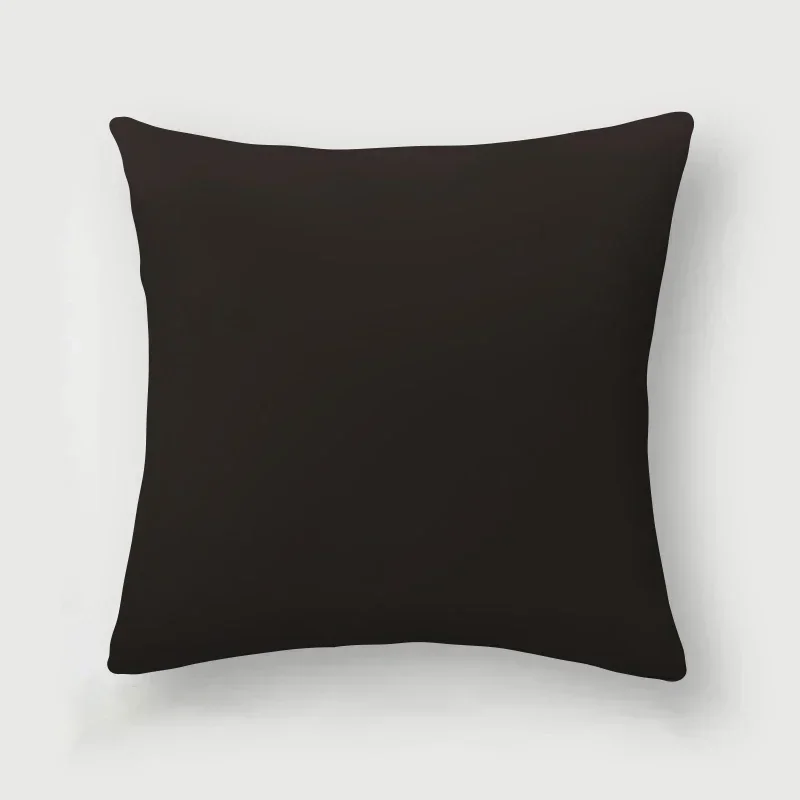 غطاء وسادة أريكة بوليستر أحادي اللون ، غطاء وسادة خصر بسيط ، برتقالي وأزرق دافئ ، غرفة معيشة وغرفة نوم ، ديكور منزلي #5