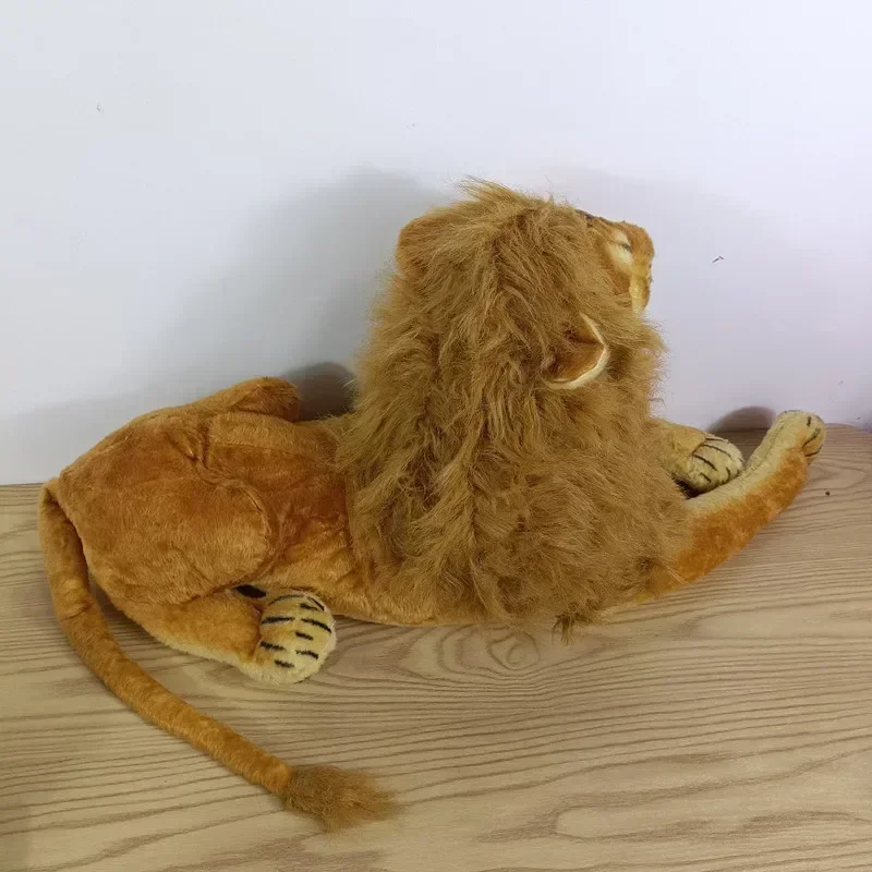 Vip grande 29cm 85cm leão rei adulto simba pelúcia boneca brinquedo simulação animal propenso leão modelo sofá cama travesseiro crianças presente