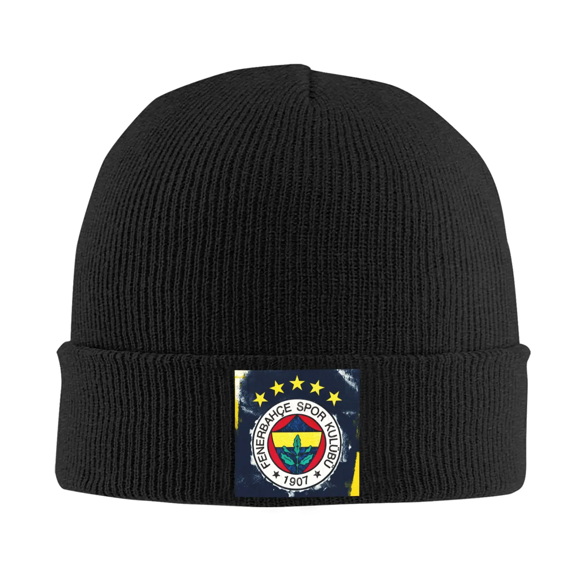 Custom F-Fenerbahcesed Bonnet Hats  Hip Hop Knitted Hat For Men Women Winter Warm  Skullies Beanies Caps