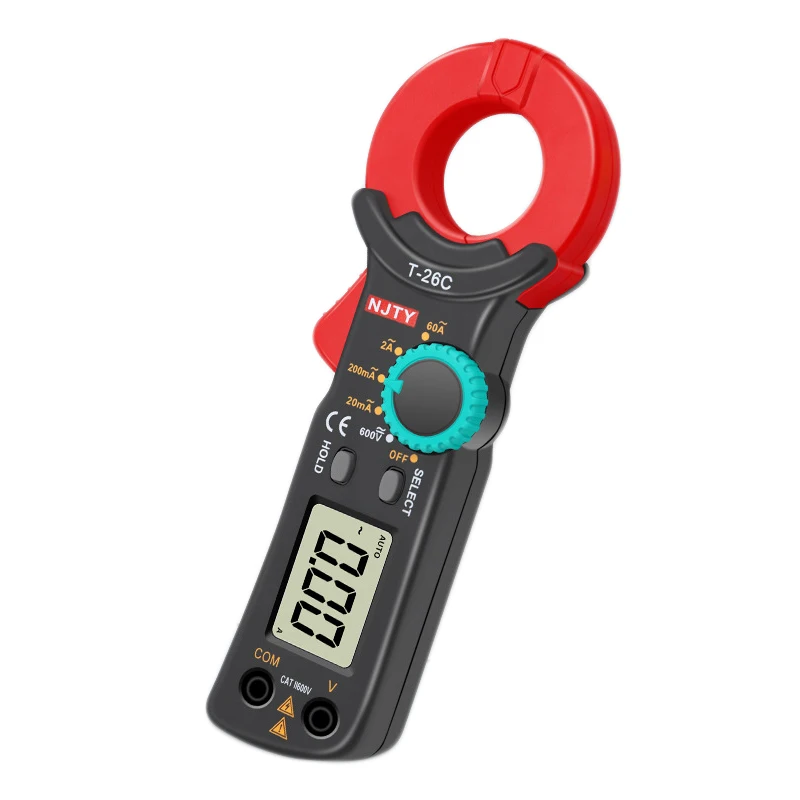 Micro Current Clamp Meter AC Leakage Current Test Circuit Detection Tool AC/DC Voltage Test Data Retention Automatic Shutdown