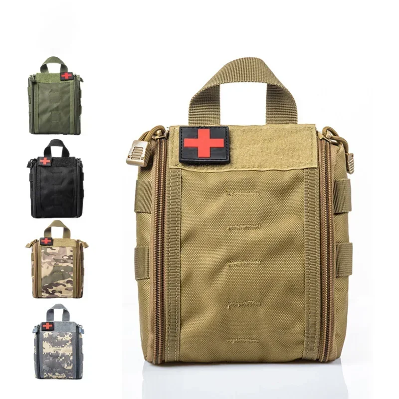 Imagem -04 - Outdoor Medical Molle Bolsa Bolsa Tática Kits de Primeiros Socorros Carro de Emergência Camping Caminhadas Survival Emt Utility Pack Caça