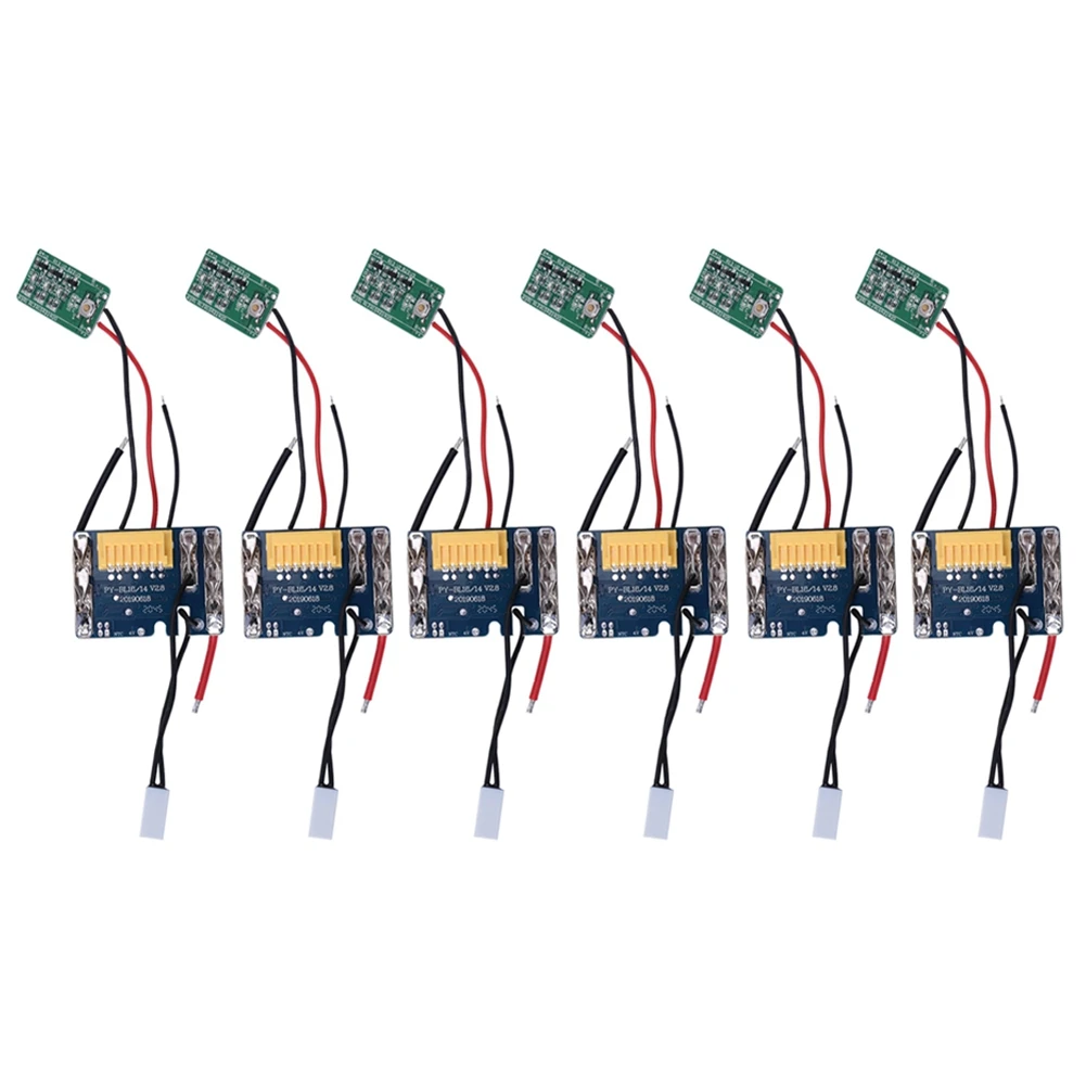 6Pcs BL1830 Li-Ion Battery PCB Charging Protection Circuit Board for Makita 18V 1.5Ah 3Ah 6Ah 9Ah BL1815 BL1845 BL1860