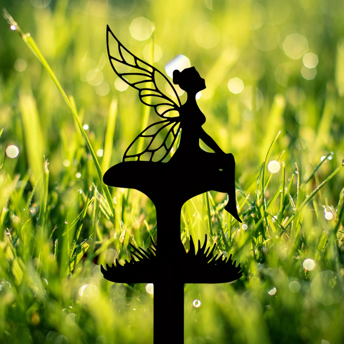 

Rustic Garden Fairy Metal Statue Outdoor Decoration Yard Paio Lawns Garden Party Decor Outdoor Gift Garden Home Decoration