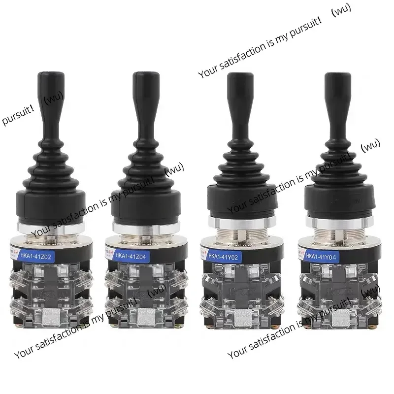 30mm 2/4 Directions Momentary/Self-locking Monolever Joystick Switch Transparent Black HKA1-41Z02/41Z04/41Y02/41Y04 Cross Switch