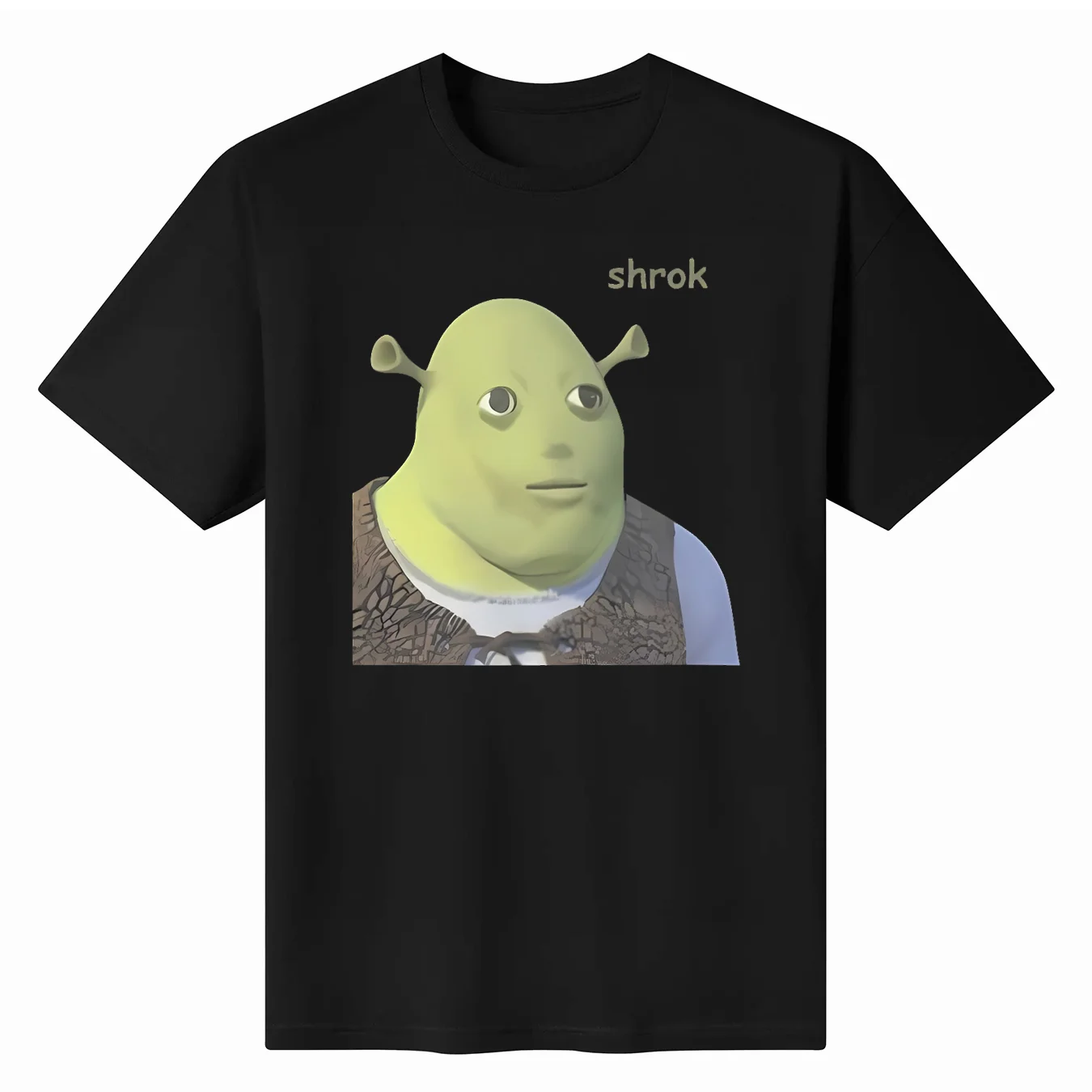 2024 New Fashion High Quality Dank Shrek T Shirt Big Size 100% Cotton Dank Meme Dank Meme Memes Funny