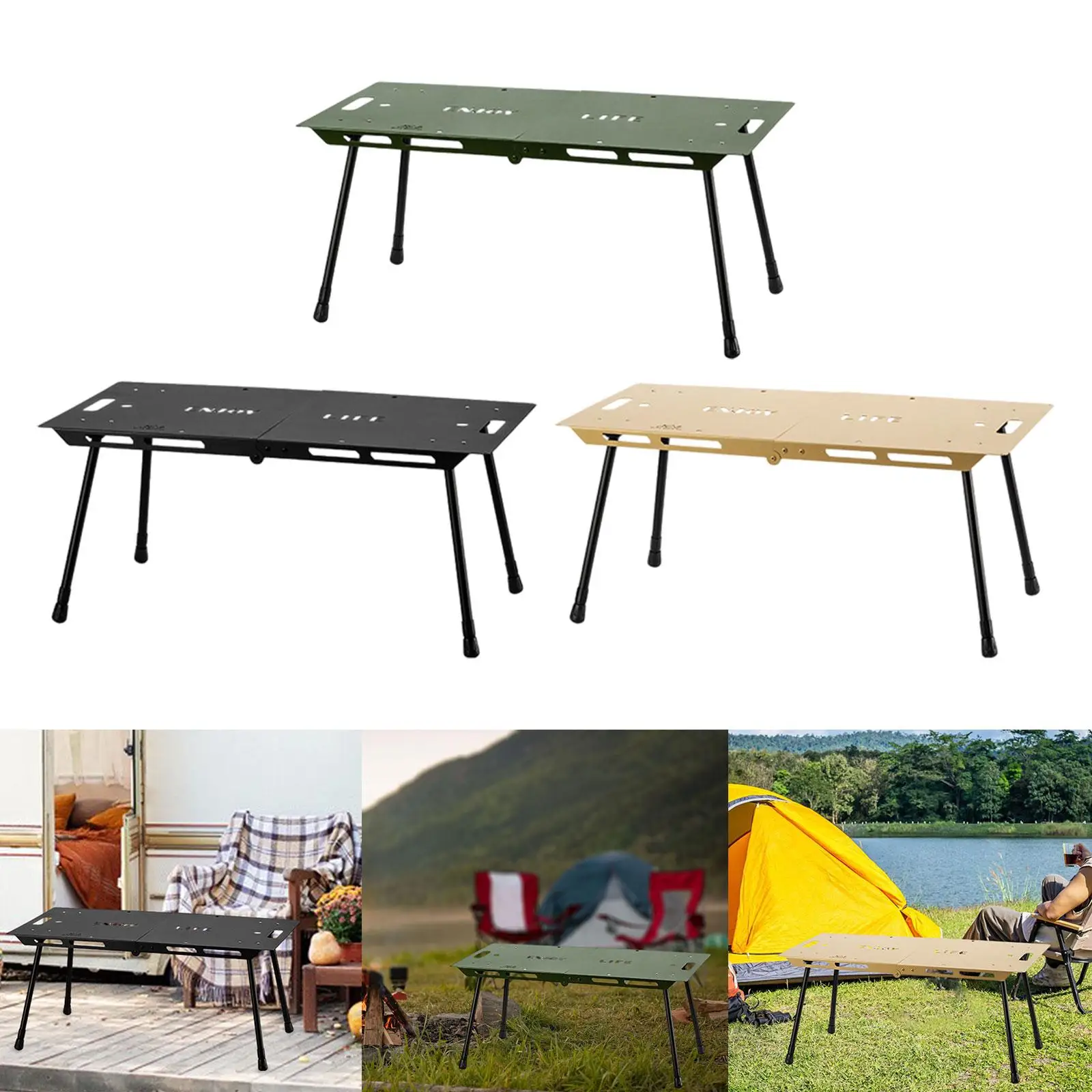 Folding Table Outdoor Table Ultralight Desk Aluminum Alloy Portable Camping