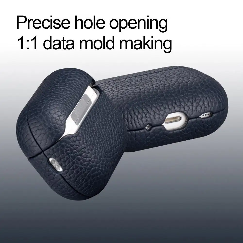 Leather Case For AirPods 4 Business Earphone Cases For Apple AirPods 4 4th Generation 2024 Cover Headset Shell Mag