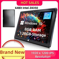 New AR10 10.1 Inch Windows 10 Tablet PC 8GB RAM 128GB ROM 64Bit Intel Z8350 CPU 1920x1200IPS 5000mAh Ultrathin Tablets
