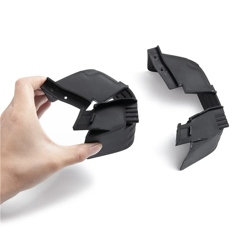 

B05C-2X Black Plastic Front And Rear Mud Flaps Fender For 1/10 RC Crawler Car Axial SCX10 II 90046 90047 Upgrade Parts