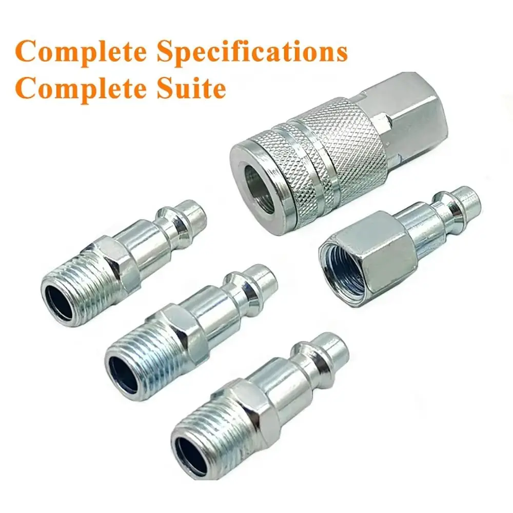 1Pcs NPT 1/4 Quick Release Connector Metal PM SM PF SF Hose Connector US Type Air Compressor Quick Couplings