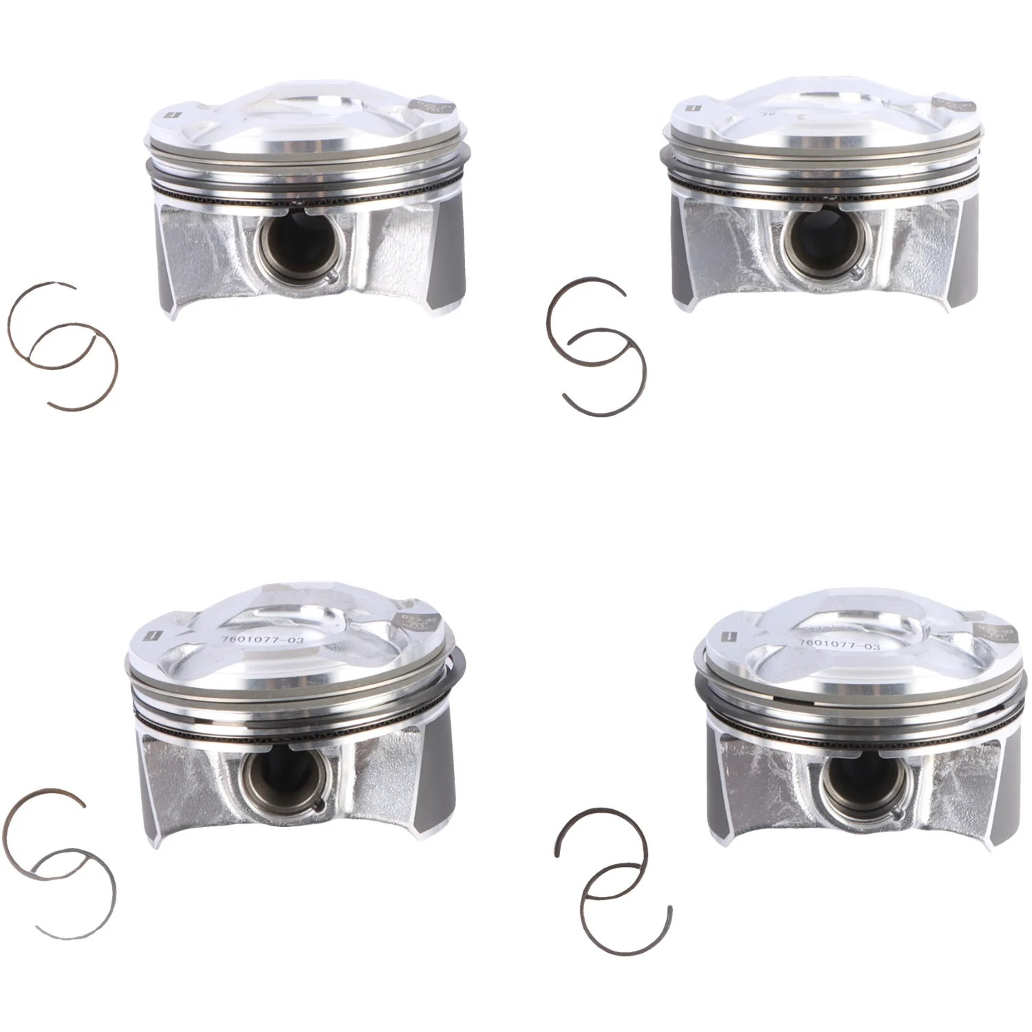 4PC N13B16 N18B16 Engine Pistons&Rings STD 77mm 11257601181 For 10-16 MINI Cooper Countryman Paceman Car Accessories Replacement
