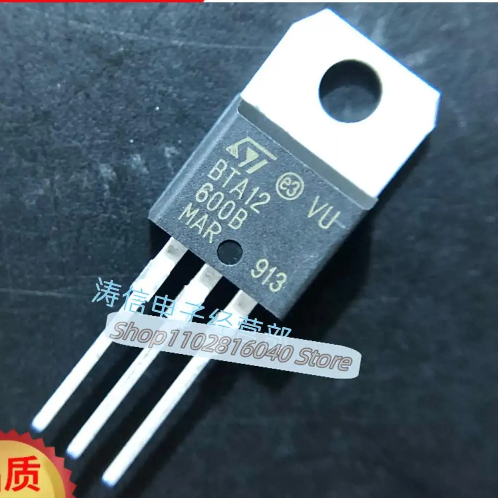 10PCS/Lot BTA12-600B   TO-220 12A600V  Best Quality Imported Original Spot