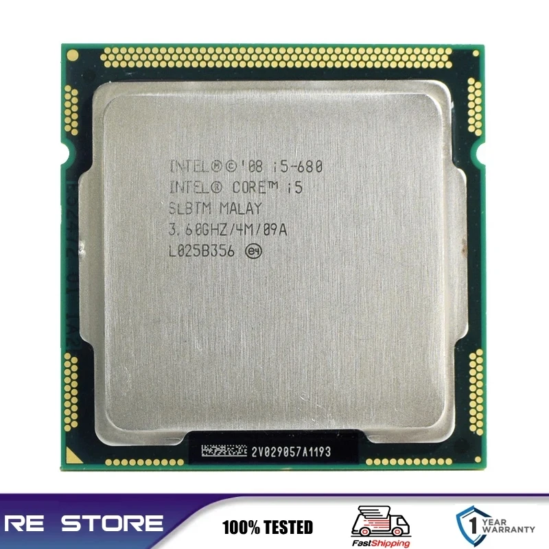 Processador Intel Core i5 680 3,60 GHz SLBTM LGA 1156 cpu