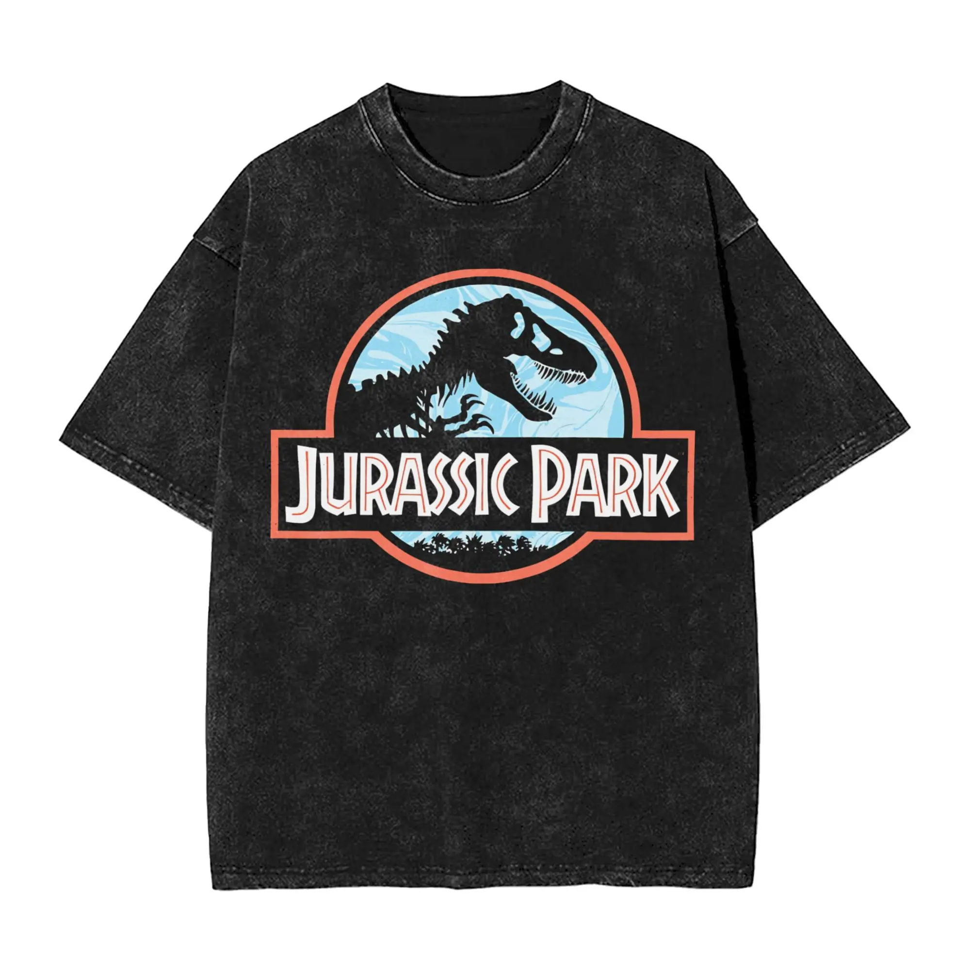

Винтажные футболки с изображением Парка Юрского периода Raptor Clever Girl, мужские хлопковые креативные футболки с круглым вырезом, футболка с короткими рукавами, одежда в подарок