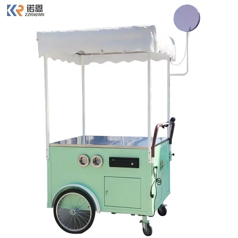 Ice Cream Vending Truck  Customized Prosky Mobile Mini Street  Food Stall Cart For Thailand
