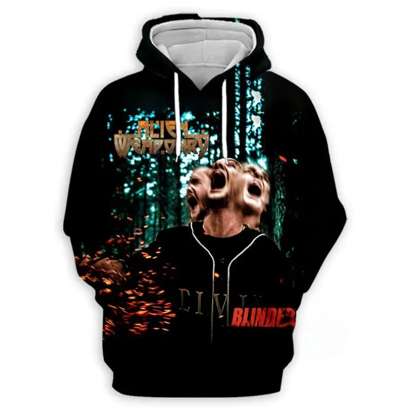 Fashion ALIEN WEAPONRY Band 3d Print Hoodie Men Women Fashion Hoodies Boy Sweatshirt Harajuku Hoodie Sweats Tracksuits