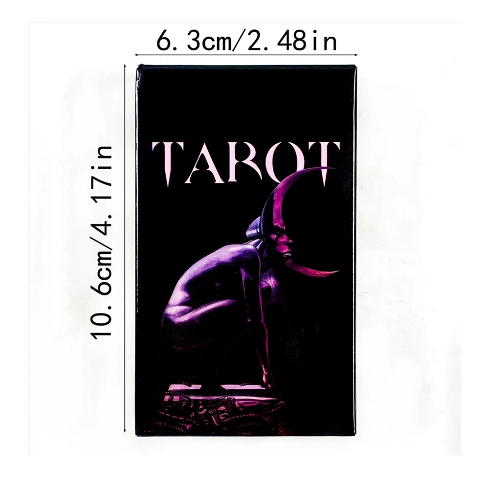 Nuevo Baraja de Tarot A 78 Uds. Baraja con temática de pesadilla, juego de mesa de cartas de adivinación misteriosa, juego de vacaciones, juego de cartas de reunión familiar