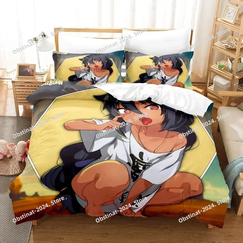 3D Anime Great Jahy Will Not Be Defeate Bedding Set Duvet Cover Full Queen King Size Pillowcase Bed Printed Bed Set Single Twin