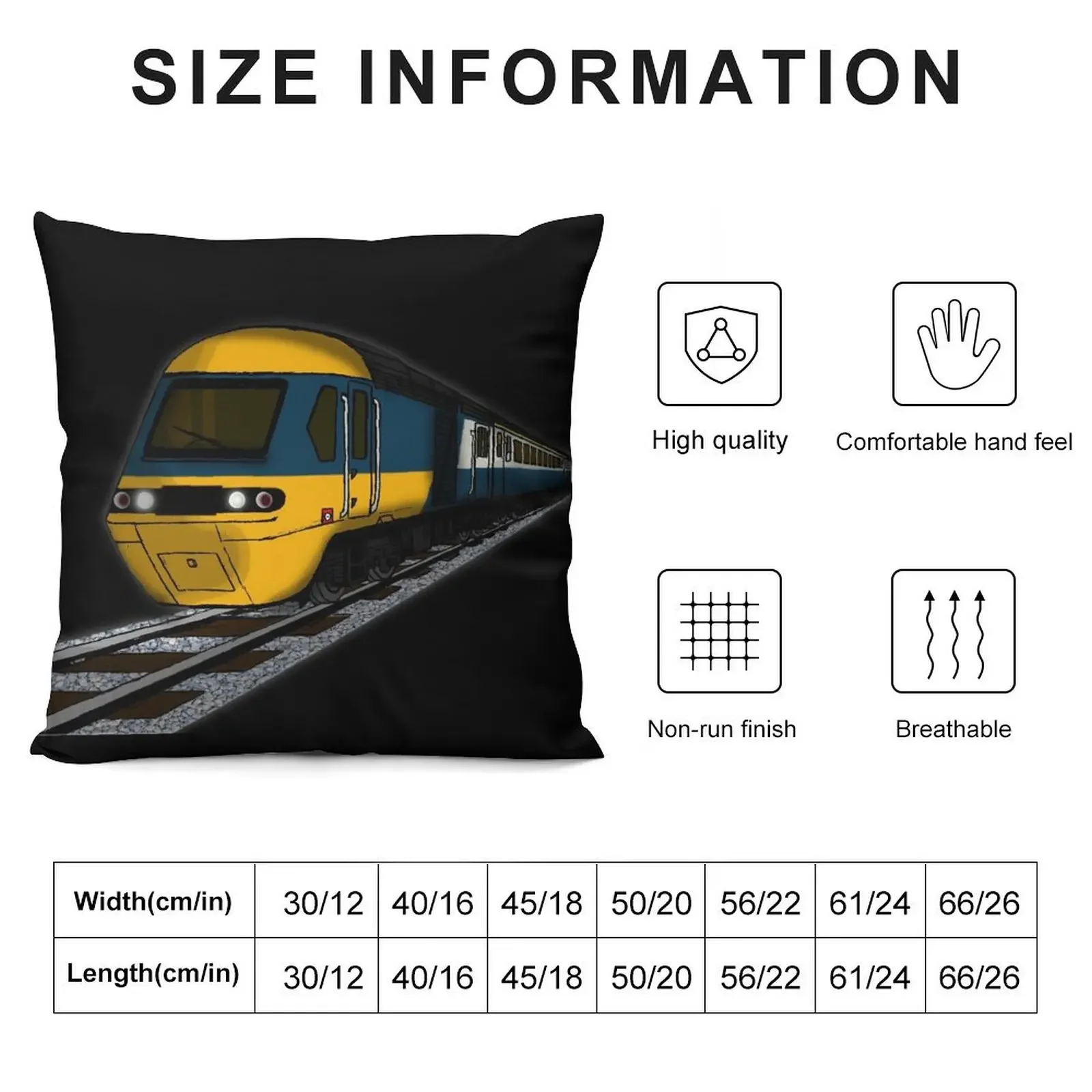 INTERCITY 125 Throw Pillow Pillow Decor Cushion Covers For Living Room Elastic Cover For Sofa Pillow Case