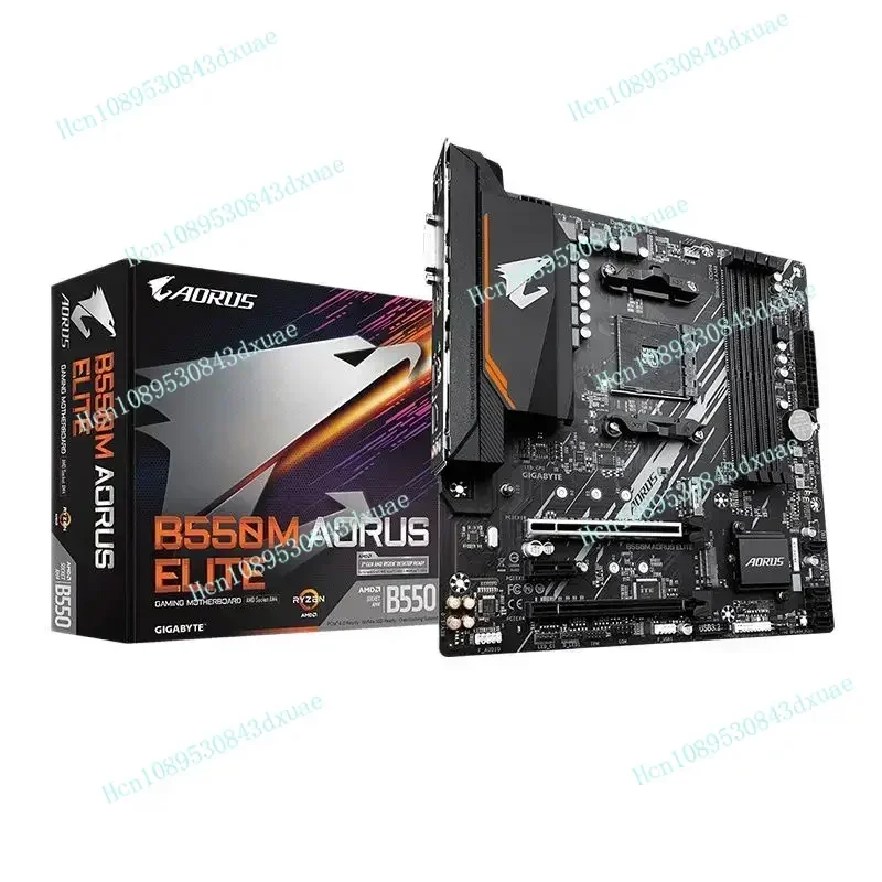 لوحة أم جديدة AMD GA B550M AORUS ELITE + وحدة معالجة مركزية AMD R5 5600G + سلسلة Asgard W2 DDR4 16G (8G * 2) 3200 MHz RGB RAMs مقبس بدلة AM4
