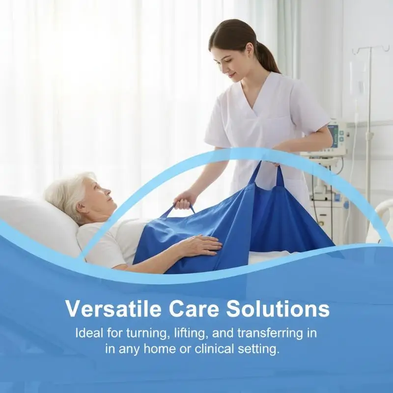 *Bed Transfer Belt Sling Mobility Aid for Elderly Patient Nursing Lift with Durable Handles for Wheelchair Use