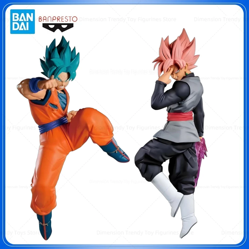 

In Stock Bandai Banpresto Original Match Makers Anime Dragon Ball Son Goku Goku Black Action Figure Model Toys Collection Gifts
