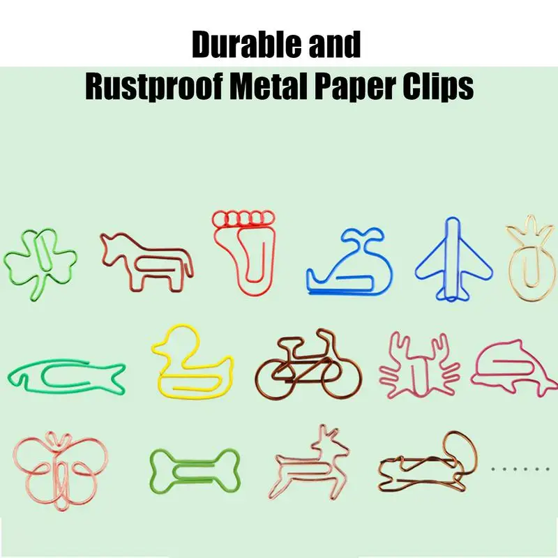 Pennarelli per libri a graffetta 30 pezzi Mini graffette Creative Set regali scolastici colorati casuali per i lavoratori donne uomini insegnanti studenti