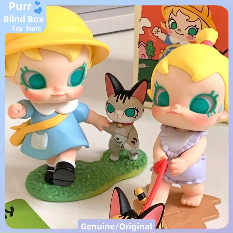 

2025 Original Baby Molly Baby Tabby Series Blind Box Cute Model Collection Collectible Mystery Box Toy Friends Birthday Gifts