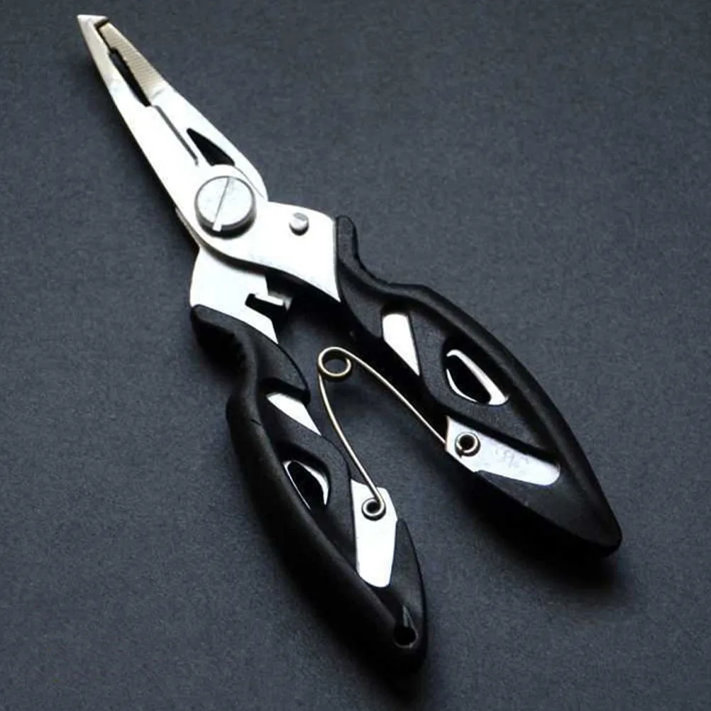 

1Pcs High-Grade Stainless Steel Fishing Scissor Sharp Cutting Tool Multipurpose Fishing Shear Fishing Line Scissors Black