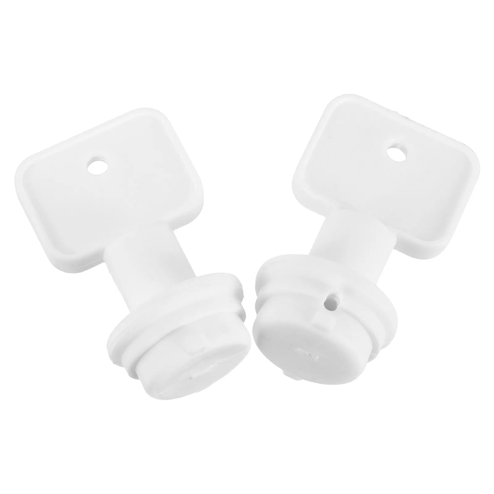 

2PCS Tissue Box Keys for Paper Towel Dispenser Commercial White Bathroom Toilet Holder Universal Replacement Key HOLDER