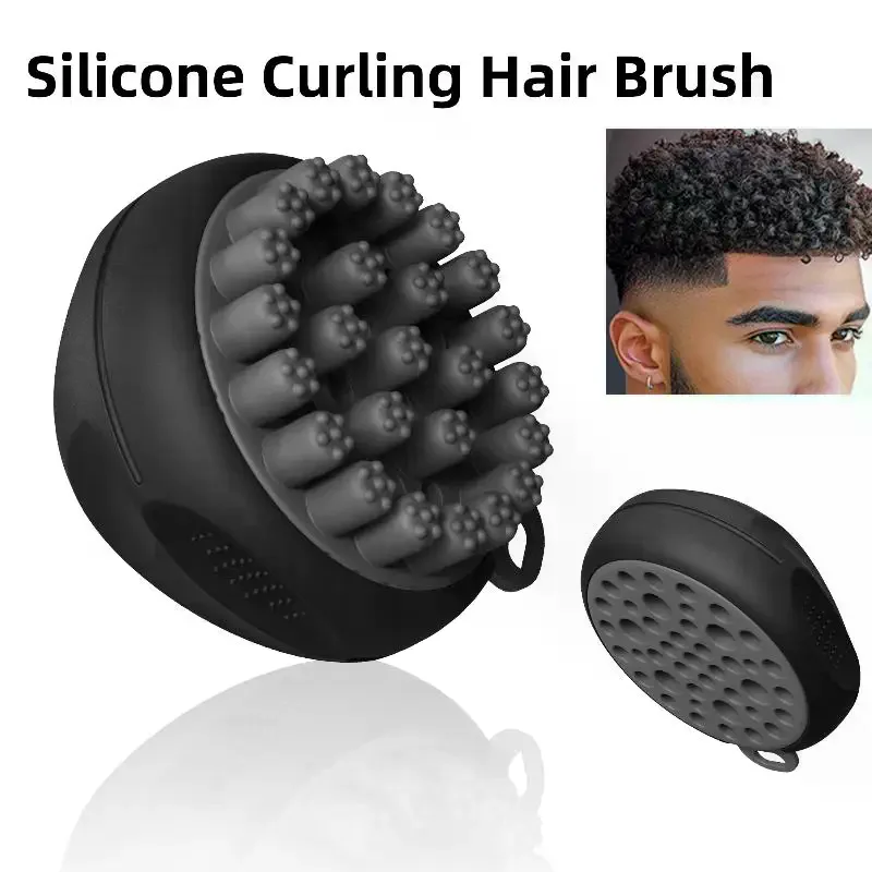 

Силиконовая щетка для укладки волос: для кудрей, афрокос, волн и дредов. Инструмент для создания причесок, аксессуар для салонов.
